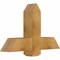 Ekena Millwork Eugene Rough Sawn Timber Gable Bracket, Western Red Cedar, 36"W x 23"H x 6"D x 6"F, 15/12 Pitch GBW036X23X0606EUG00RWR - alternate 2
